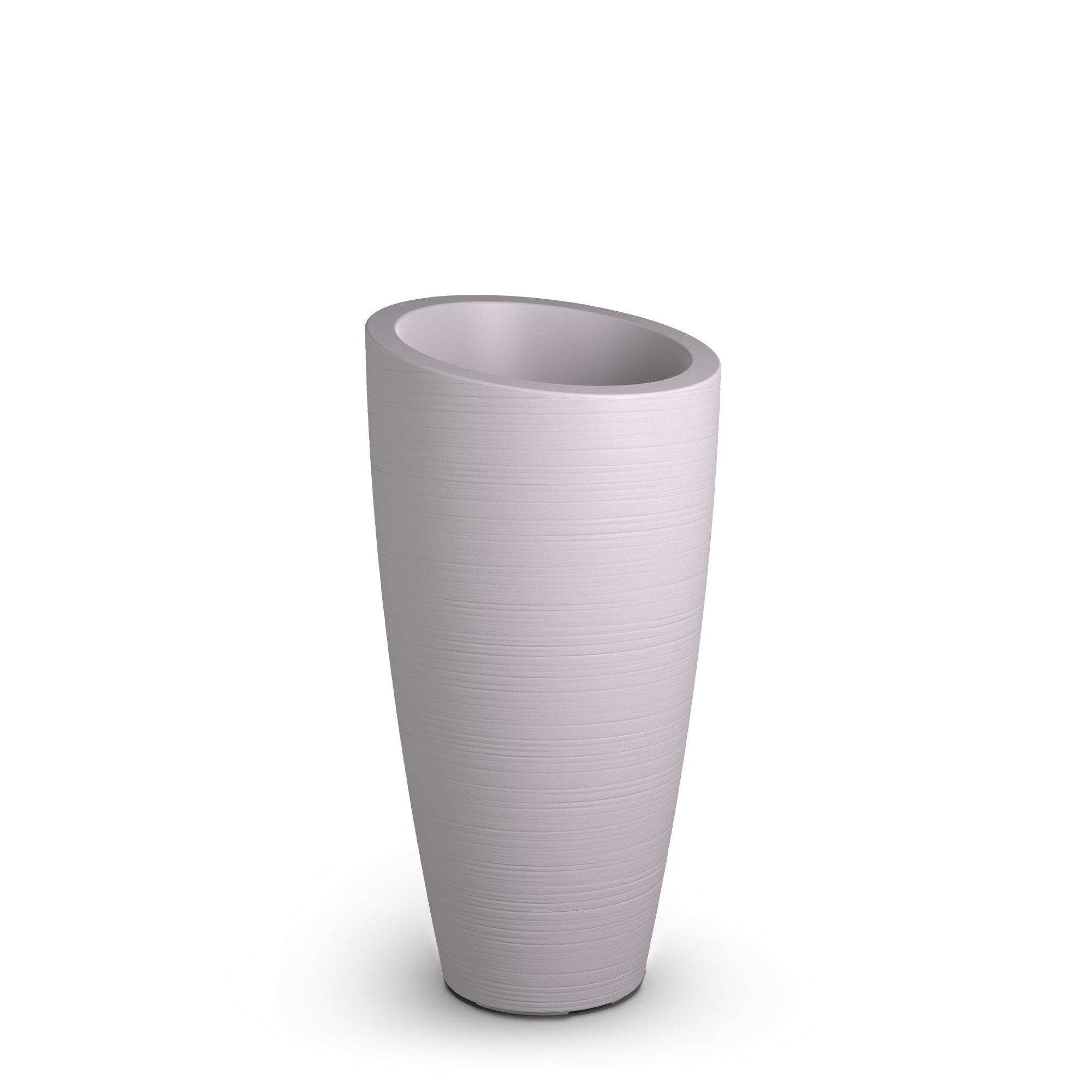Mayne Modesto 32in Tall Planter (Black & White)