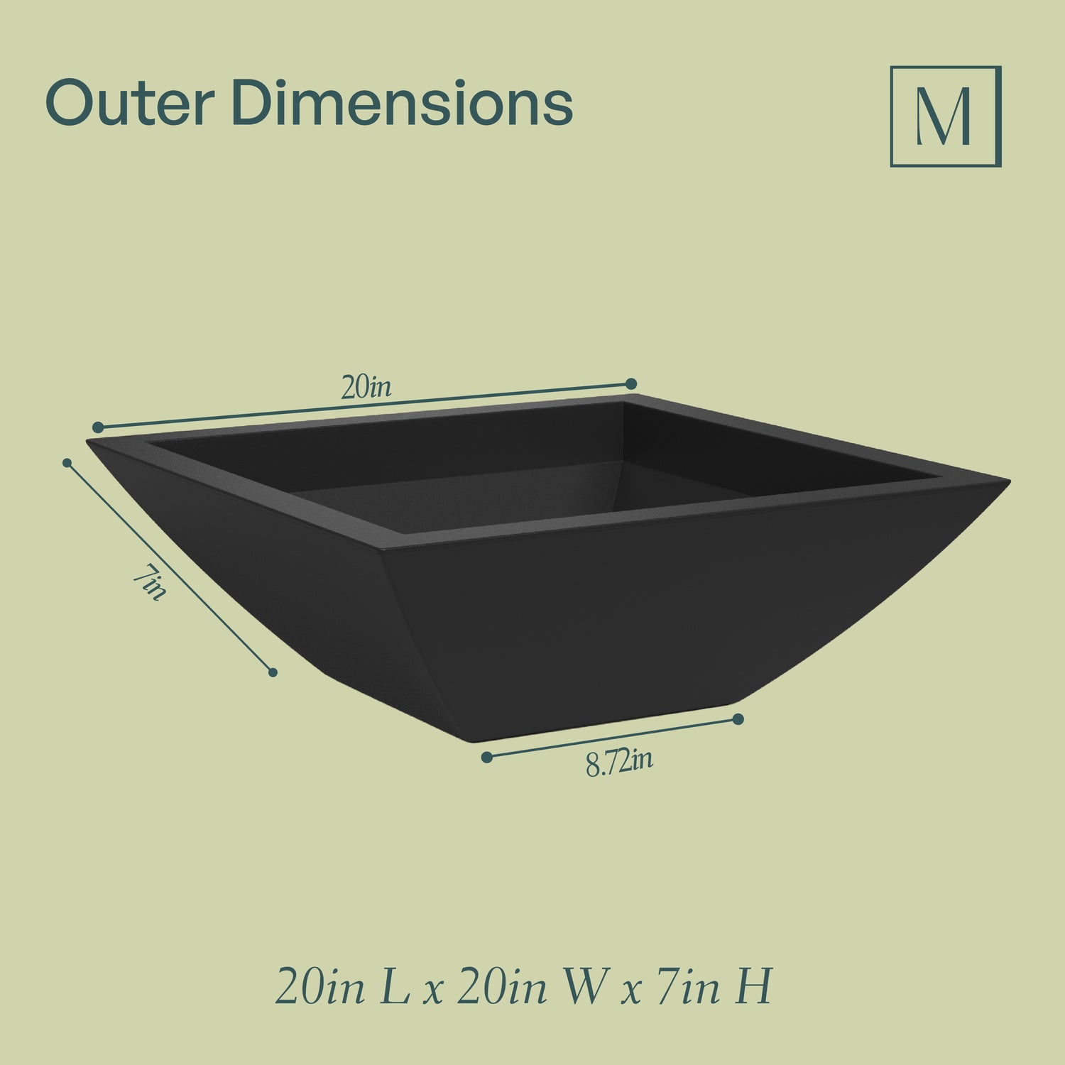 Evolve Tapered Bowl Planter (2-Pack)