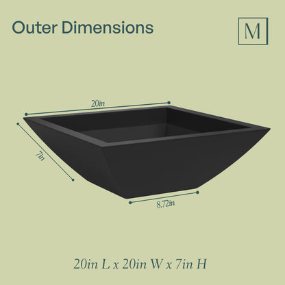 Evolve Tapered Bowl Planter (2-Pack)
