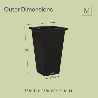 Evolve Tall Planter (2-Pack)