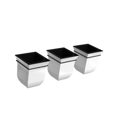 Mayne Valencia 8-Inch Self-Watering Wall Mount Planter (3-Pack)