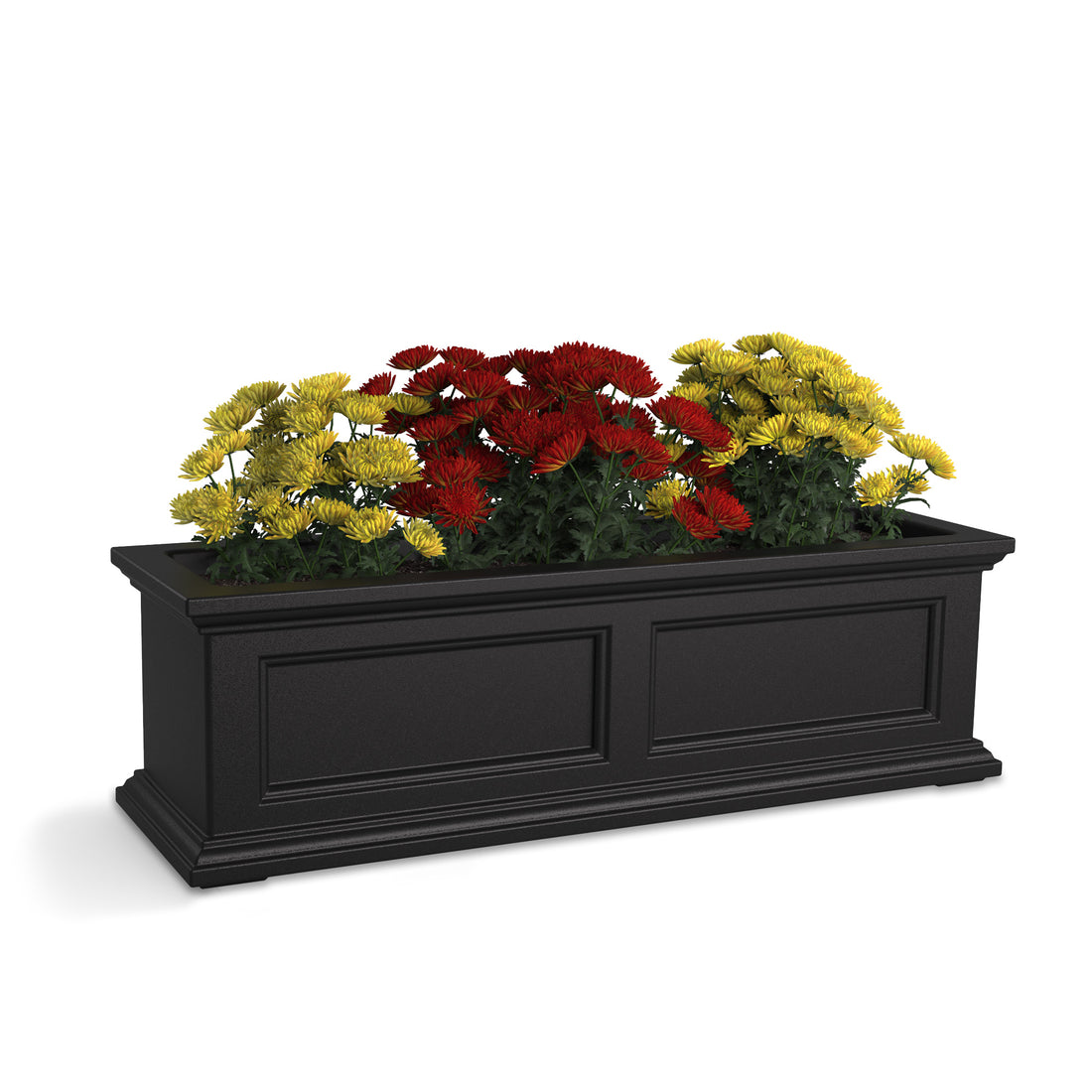 Mayne Fairfield 3ft Self-Watering Window Box with Steel Wall Mount Brackets