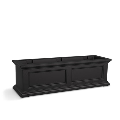 Mayne Fairfield 3ft Self-Watering Window Box with Steel Wall Mount Brackets