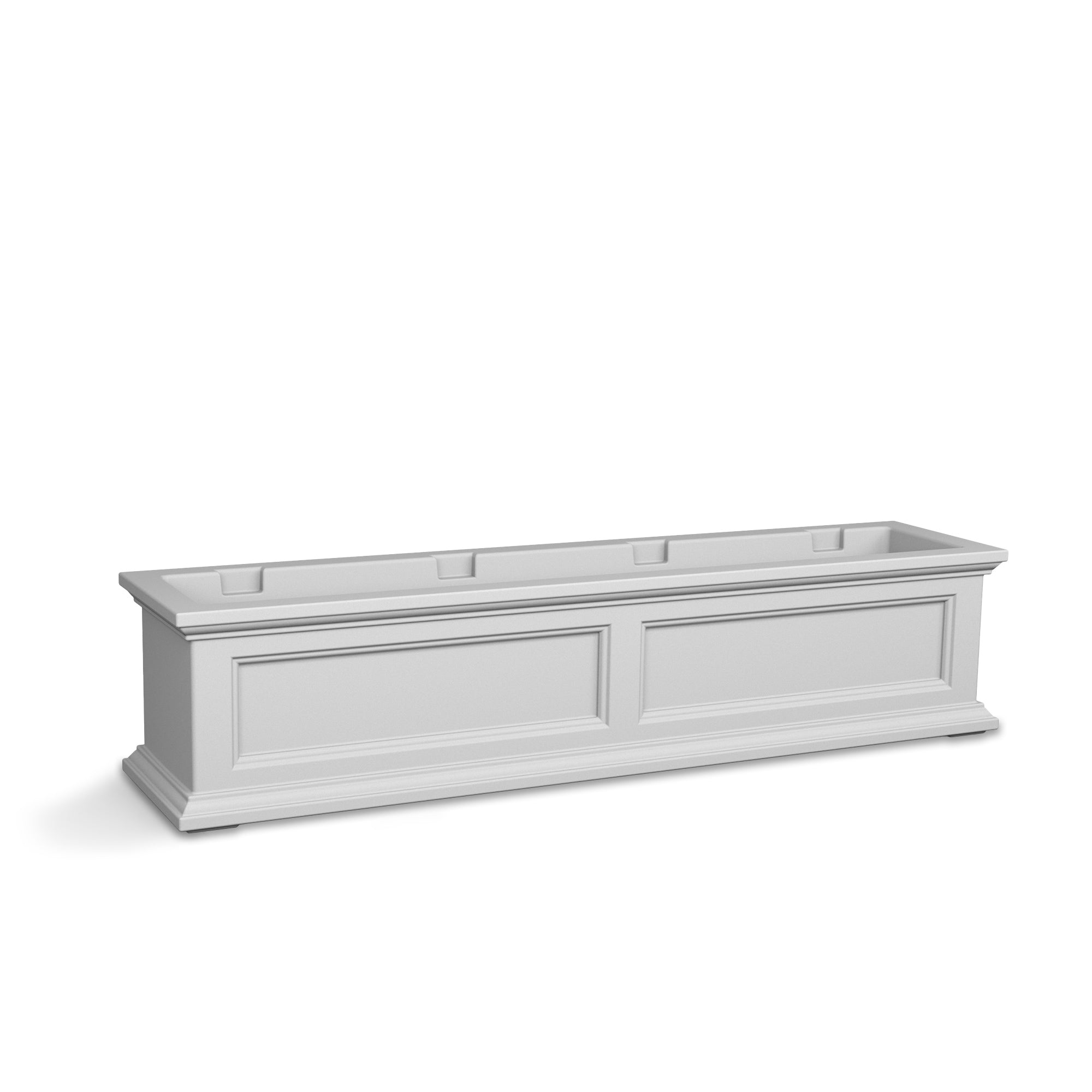 Mayne Fairfield 4ft Self-Watering Window Box with Steel Wall Mount Brackets
