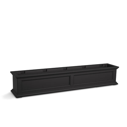 Mayne Fairfield 5ft Self-Watering Window Box with Steel Wall Mount Brackets