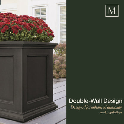 Mayne Fairfield 20-Inch Self-Watering Square Planter