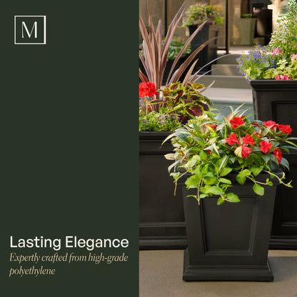 Mayne Fairfield 16in Square Planter