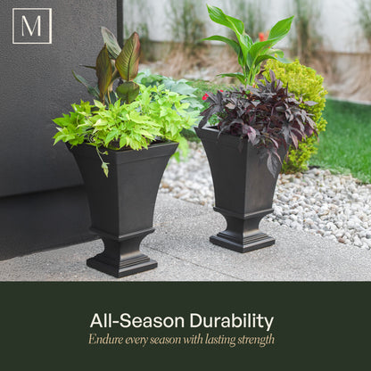 Mayne Vienna 25in Tall Urn Planter
