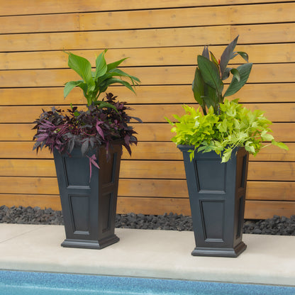 Mayne Fairfield 28-Inch Self-Watering Tall Planter with Removable Planting Insert