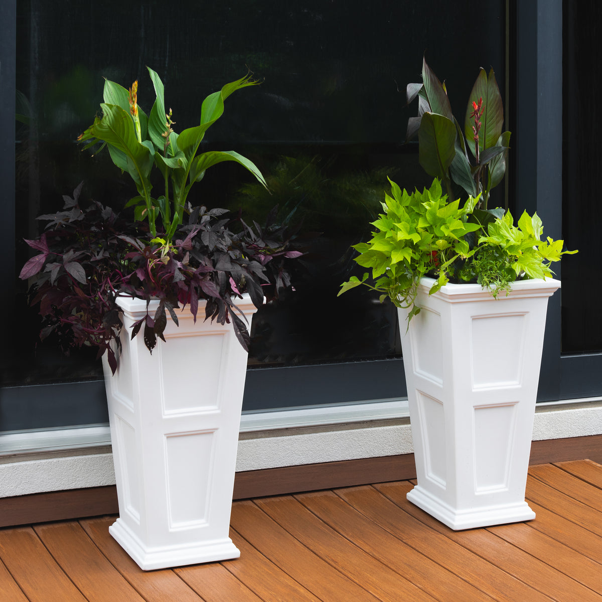 Mayne Fairfield 28-Inch Self-Watering Tall Planter with Removable Planting Insert
