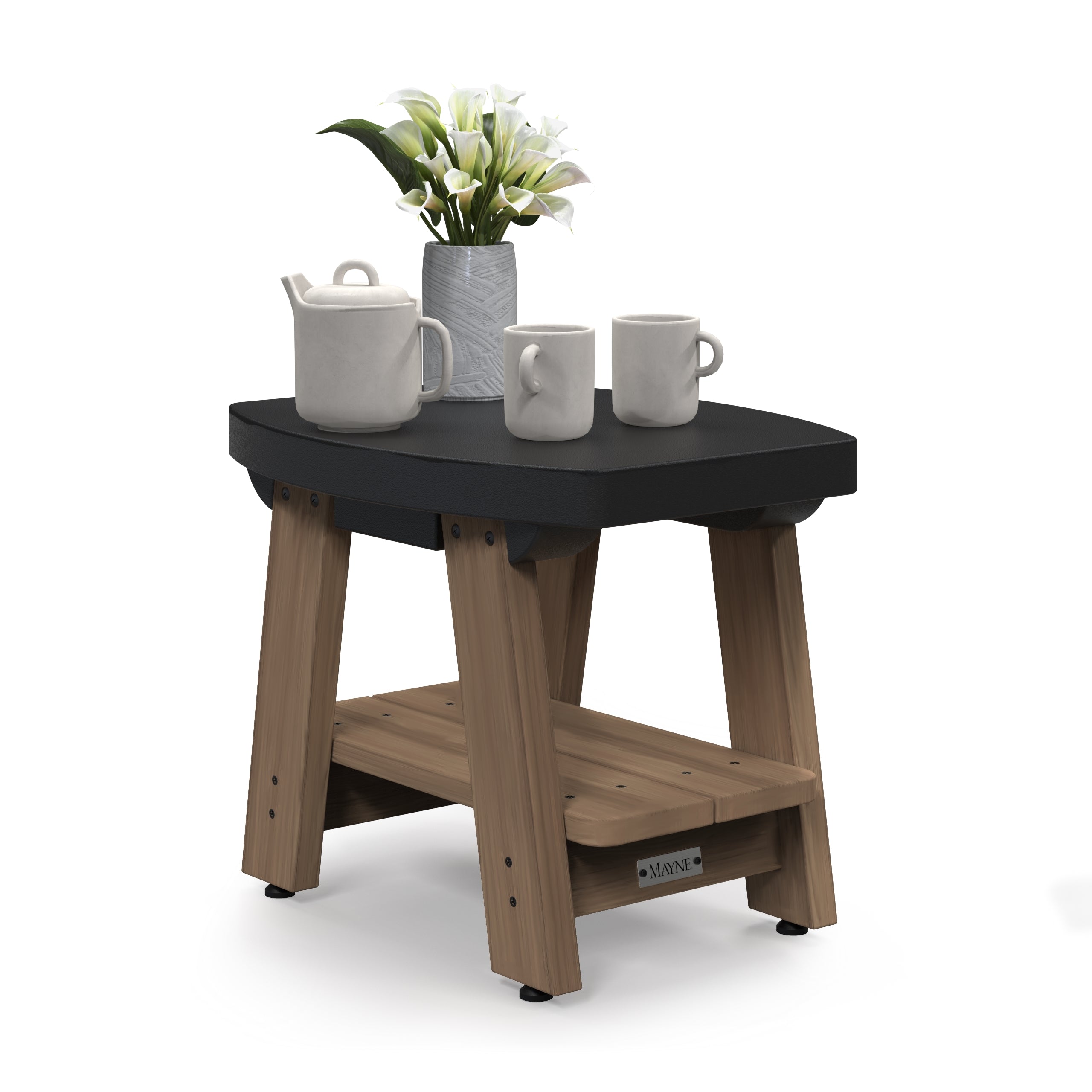 Mayne Mesa Patio Side Table (Black)