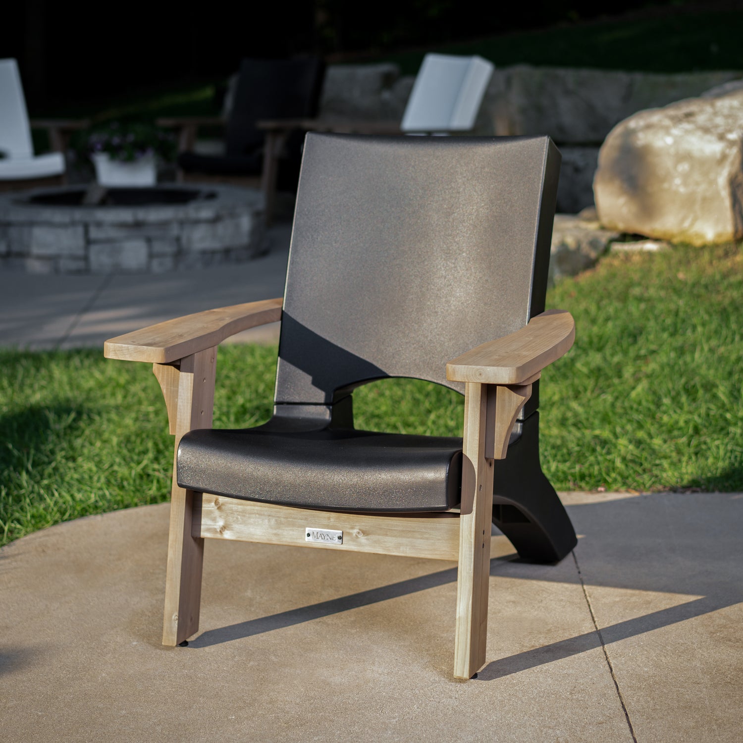 Mesa Patio Conversation Set Black