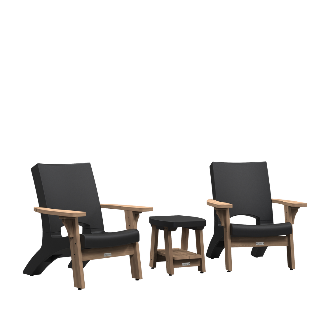 Mesa Patio Conversation Set Black