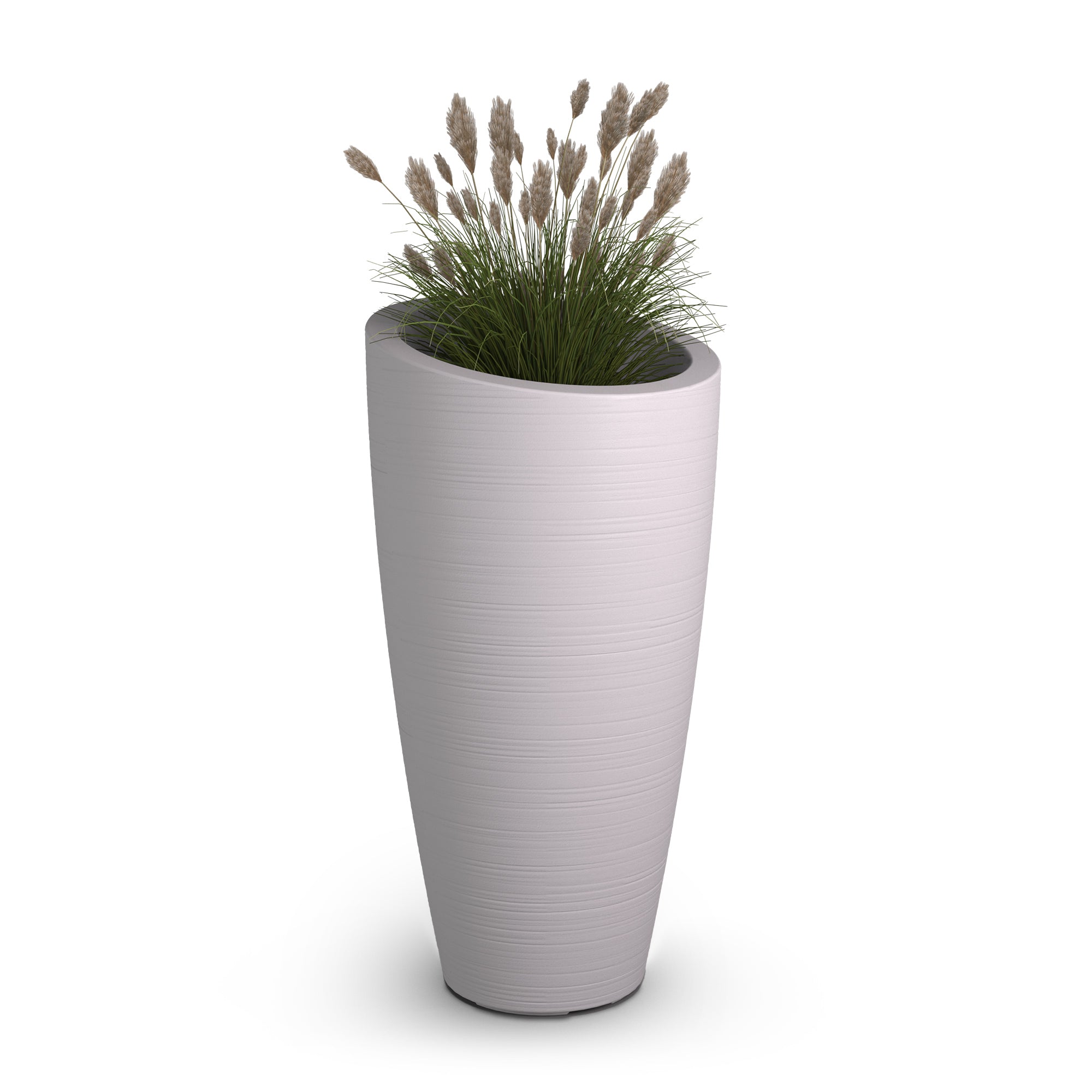 Mayne Modesto 32in Tall Planter (Black &amp; White)