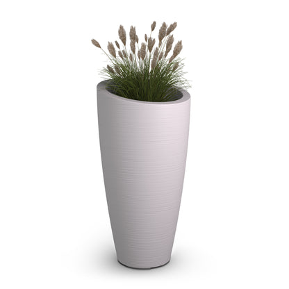 Mayne Modesto 32in Tall Planter (Black &amp; White)