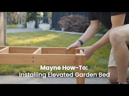 Mayne Fairfield 48in Elevated Garden Bed (Black)