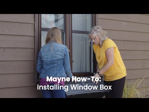 Mayne Fairfield 5ft Self-Watering Window Box with Steel Wall Mount Brackets